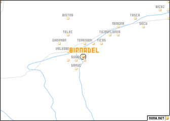 map of Bîrnădel