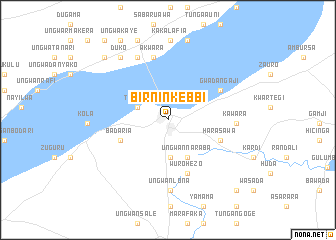 map of Birnin-Kebbi