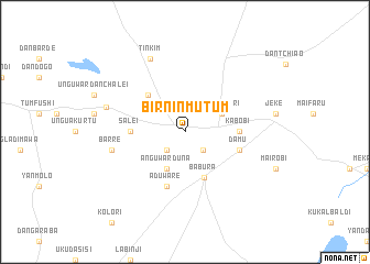 map of Birnin Mutum