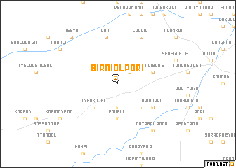 map of Birniolpori