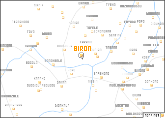 map of Biron