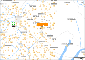 map of Bīrpur