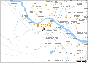 map of Birqāsh