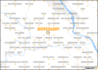 map of Birresdorf