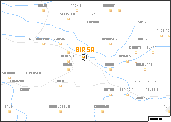 map of Bîrsa