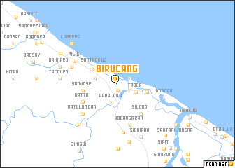 map of Birucang