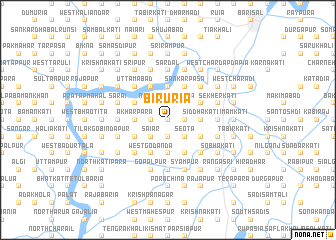 map of Biruria