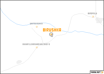 map of Birushka