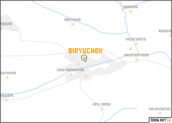 map of Biryuchek
