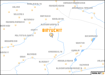 map of Biryuchiy