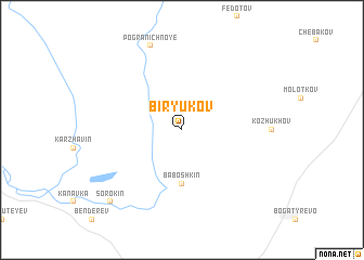 map of Biryukov