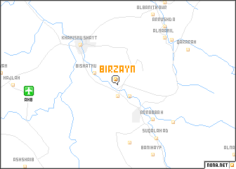 map of Birzayn