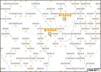 map of Bisade