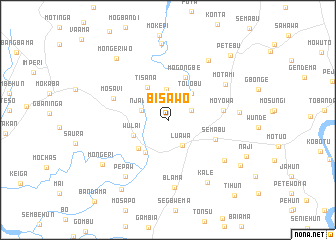 map of Bisawo