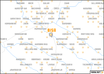 map of Bisa