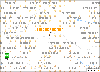 map of Bischofsgrün