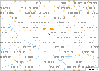 map of Bisdorf