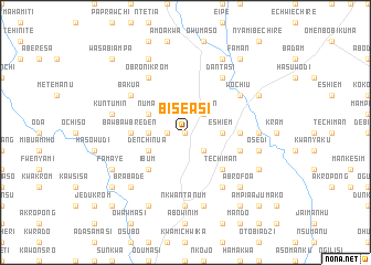 map of Biseasi