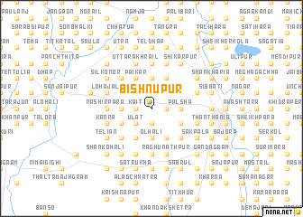 map of Bishnupur