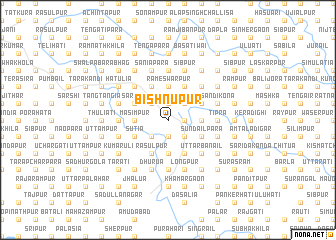 map of Bishnupur