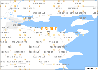 map of Bisholt