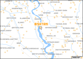 map of Bishtāmī