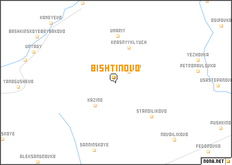 map of Bishtinovo