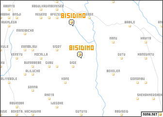 map of Bīsīdīmo