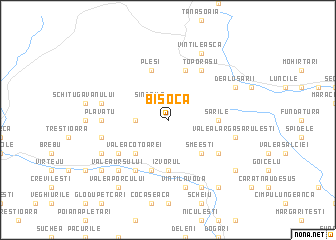 map of Bisoca