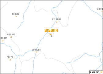 map of Bisora