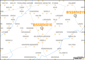 map of Bissankoye