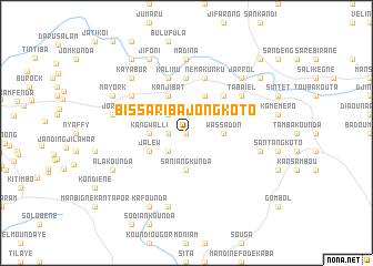 map of Bissari Bajongkoto
