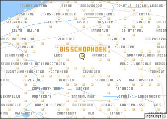map of Bisschophoek