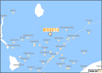 map of Bissét II