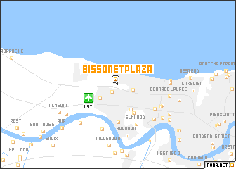 map of Bissonet Plaza