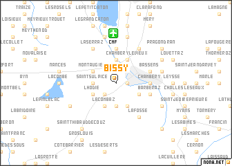 map of Bissy