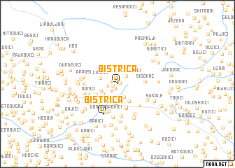 map of Bistrica