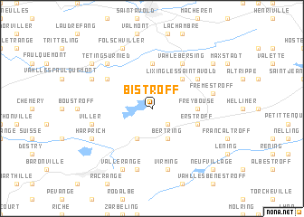 map of Bistroff