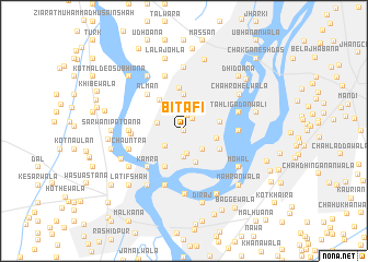 map of Bitāfi
