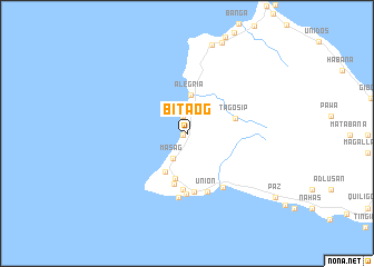 map of Bitaog
