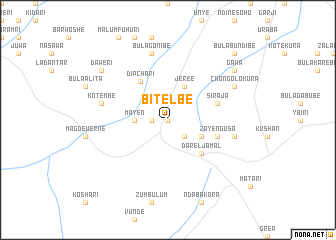 map of Bitelbe