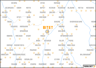 map of Bitet