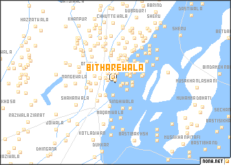 map of Bithārewāla