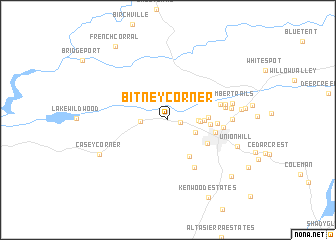 map of Bitney Corner