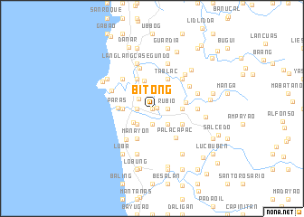 map of Bitong