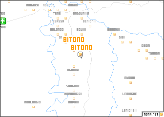 map of Bitono