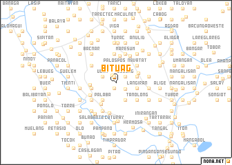 map of Bituag