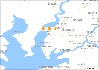 map of Bivalve