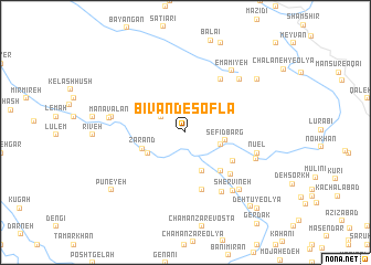 map of Bīvand-e Soflá