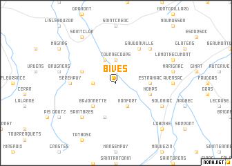 map of Bivès